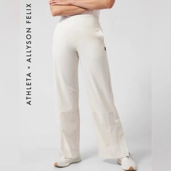 Athleta Pants - Athleta Allyson Felix Women's Cream Pants Large